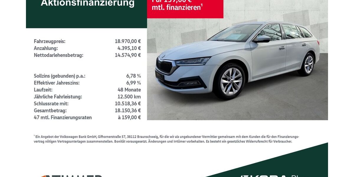 Skoda Octavia 119.787 km 18.970 &euro; Lingen 49808