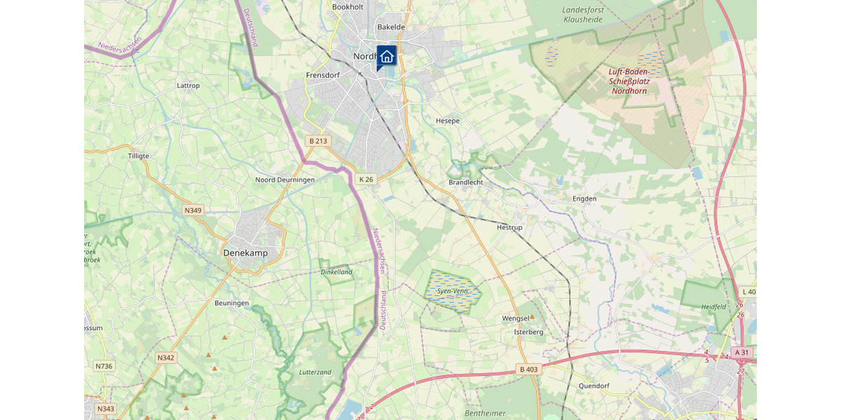 Gewerbeobjekt Nordhorn - 4.500&euro; | Angebot:25331313