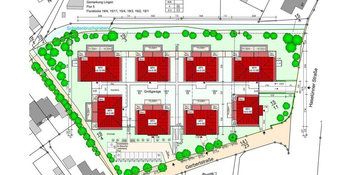 Etagenwohnung Lingen (Ems) Lingen - 3 Zimmer, 77 m&sup2;, 299.911&euro; | Angebot:25660493