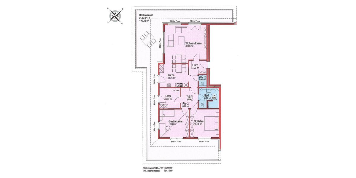 Einfamilienhaus Lingen (Ems) Damaschke - 3 Zimmer, 157 m&sup2;, 1.450&euro; | Angebot:25178715