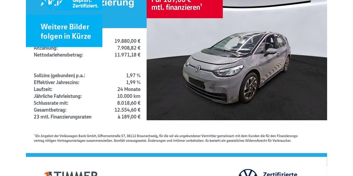VW ID.3 41.559 km 19.880 &euro; Lingen 49808